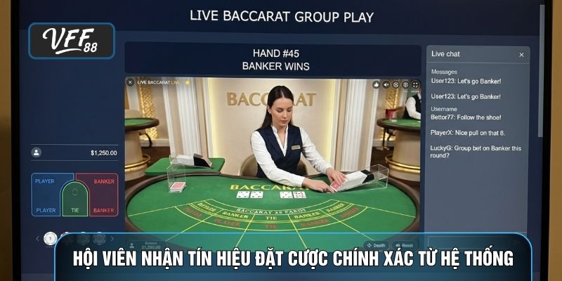Hội viên nhận tín hiệu đặt cược chính xác từ hệ thống